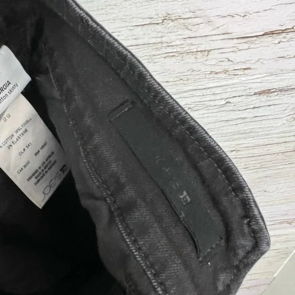 Joe's Jeans Flawless The Georgia High Rise  Button Skinny black size 29 - Picture 9 of 9